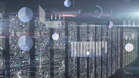 Cyber Circuitry: Digital Data Streams and Microprocessor Visualization