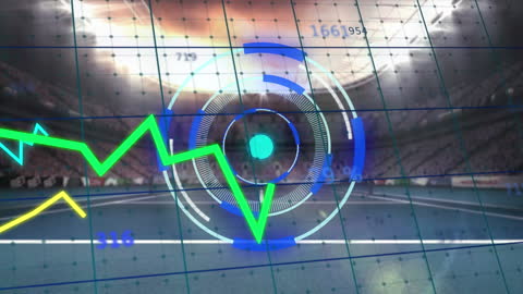 Futuristic Data Scanning Interface Animation Concept