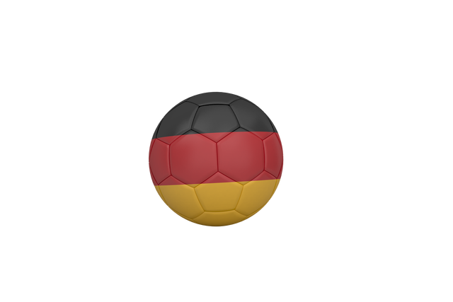 Germany Soccer Ball with German Flag on Transparent Background - Download Free Stock Videos Pikwizard.com