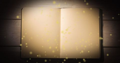 Magic Literary World Conjuring Thoughts in an Open Book - Download Free Stock Images Pikwizard.com