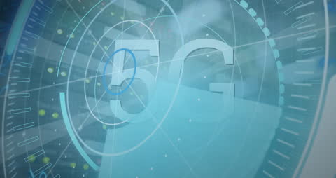 Digital Globe with 5G and Network Connections Concept