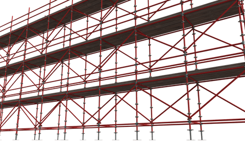 transparent red metal scaffolding frame construction architecture design - Download Free Stock Videos Pikwizard.com