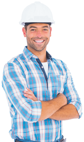 Confident Construction Worker Transparent Background - Download Free Stock Videos Pikwizard.com