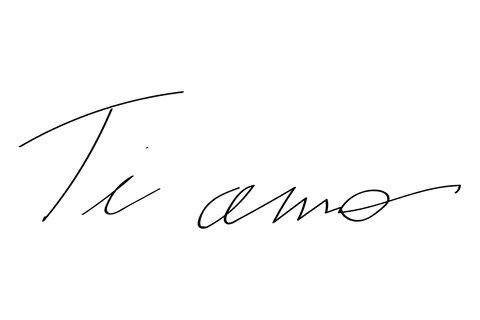 elegant handwritten ti amo text with transparent background - Download Free Stock Videos Pikwizard.com