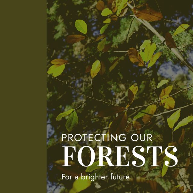 Design is perfect for campaigns, websites, social media content, and educational materials on environmental conservation and sustainability. Ideal for promoting awareness about forest protection and eco-friendly practices.