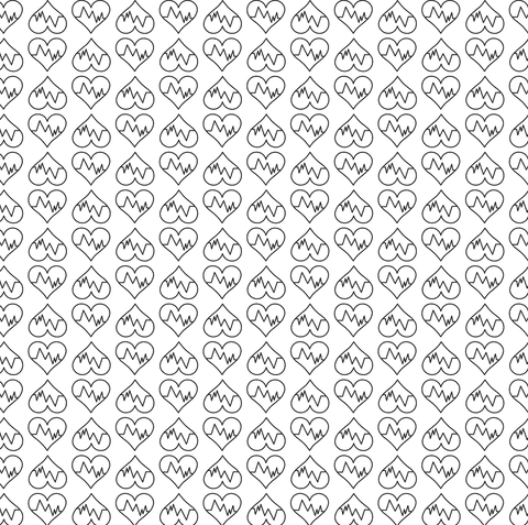 seamless black heart pattern on transparent background vector - Download Free Stock Videos Pikwizard.com