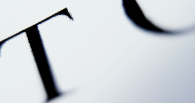Close-Up of Printed Black Text on White Paper with Sharp Focus - Download Free Stock Images Pikwizard.com