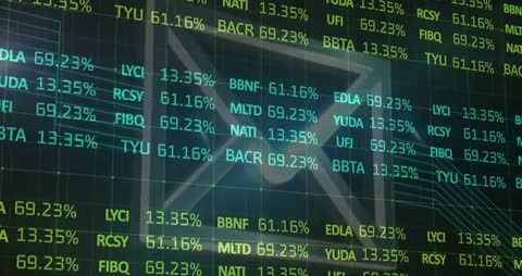 Ethereum Symbols Overlays Dynamic Financial Data Grid