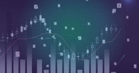 Financial Data Analysis with Digital Patterns - Download Free Stock Images Pikwizard.com