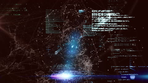 Futuristic Data Processing and Network Interface Concept