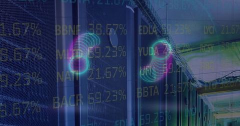 Digital Financial Data Overlaying Server Infrastructure