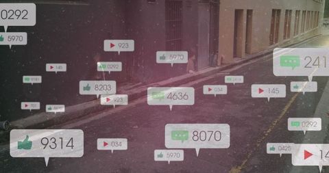 Social Media Engagement Bubbles Over Urban Cyclist