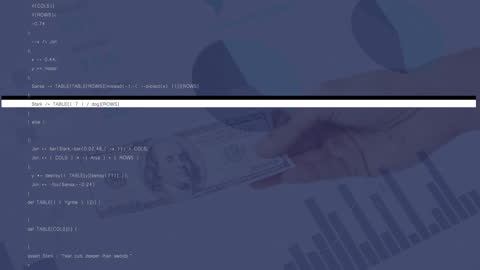 Digital Finance Animation with Code and Dollar Visuals