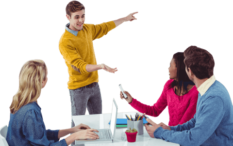 transparent group meeting: creative team presentation - Download Free Stock Videos Pikwizard.com