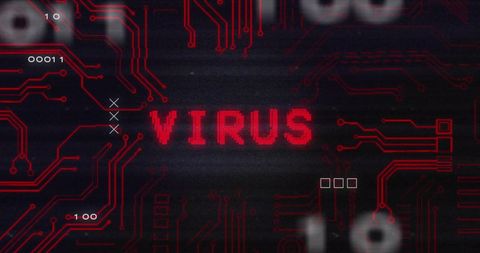 Digital Virus Concept in Data Stream Interface - Download Free Stock Images Pikwizard.com