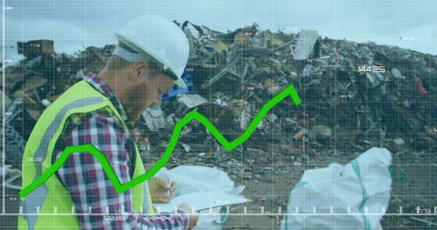 Sustainability in action: analyzing waste at a landfill site