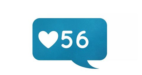Minimal Blue Social Media Like Notification Icon - Download Free Stock Images Pikwizard.com