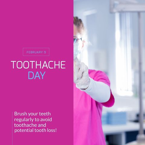 Dentist Highlighting Toothache Awareness with Preventive Advice - Download Free Stock Templates Pikwizard.com