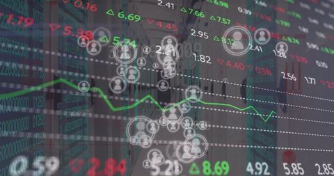 Stock Market Analytics and Data Processing in Server Room - Download Free Stock Images Pikwizard.com
