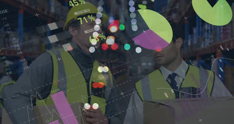 Data Overlay on Warehouse Workers Scenario