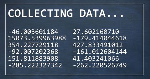 Digital data processing and collection display