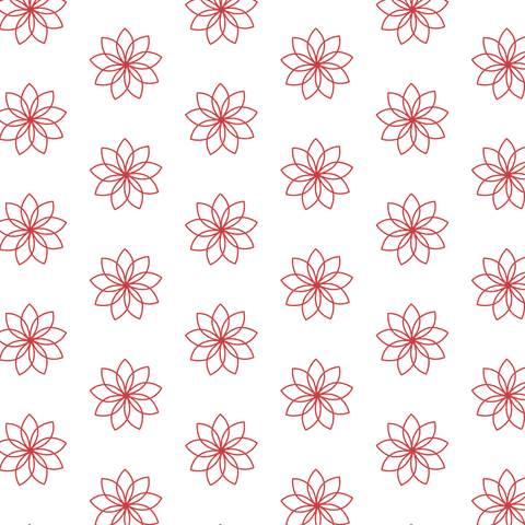 red floral motif pattern on transparent background - Download Free Stock Videos Pikwizard.com