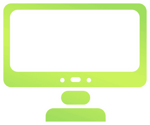 bright green transparent computer monitor icon design - Download Free Stock Videos Pikwizard.com