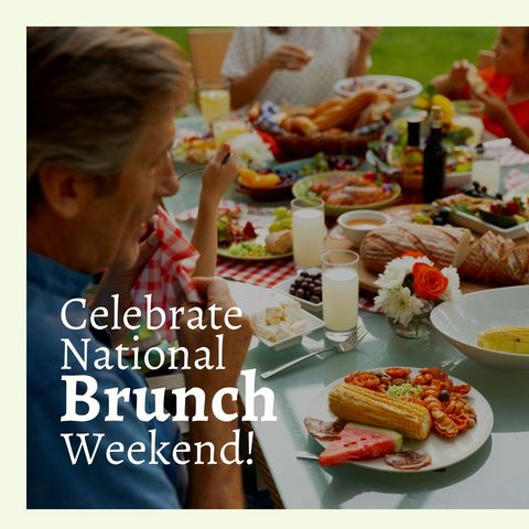 family enjoying outdoor brunch gathering offering delicious spread - Download Free Stock Templates Pikwizard.com