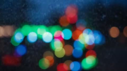 Vibrant Colorful Bokeh Lights Providing a Cheerful Vibe