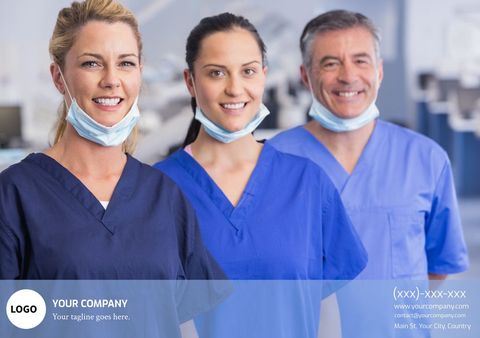 Diverse Medical Team Smiling And Ready For Patient Care