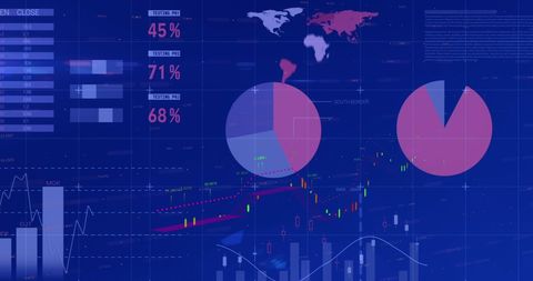 Global Financial Data and Analytics Visualization Concept - Download Free Stock Images Pikwizard.com