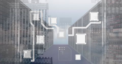 Digital Connectivity in a Modern Data Center Environment - Download Free Stock Images Pikwizard.com