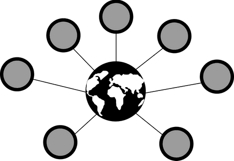 Digital Network Connection Circles on Transparent Background - Download Free Stock Videos Pikwizard.com