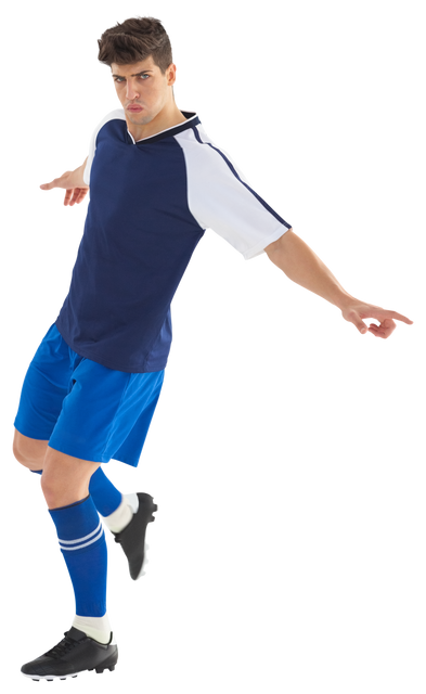 Football Player Running on Transparent Background Isolated - Download Free Stock Videos Pikwizard.com