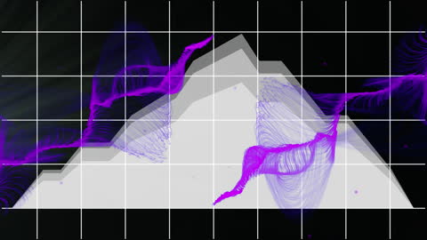 Futuristic Digital Data Visual in Motion