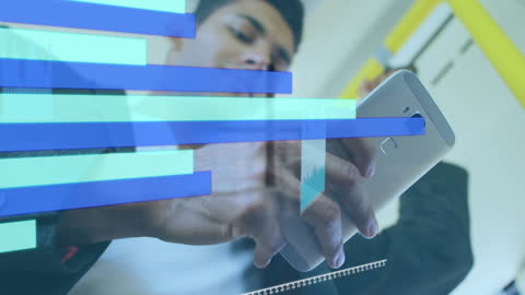 Financial Analytics with Smartphone and Rising Graphs