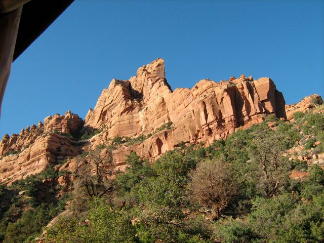 Majestic Red Rock Formations Under Clear Blue Sky - Download Free Stock Photos Pikwizard.com