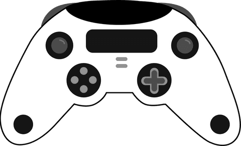 transparent vector gaming controller on minimalistic background - Download Free Stock Videos Pikwizard.com