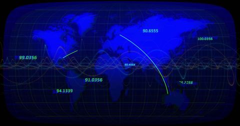 Global Data Transmission Over Digital World Map - Download Free Stock Images Pikwizard.com