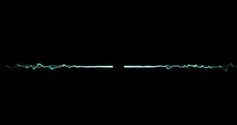 Abstract Green Energy Waves on Black Background - Download Free Stock Images Pikwizard.com