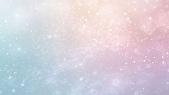 Pastel bokeh sparkle background with soft glitter particles and dreamy glow