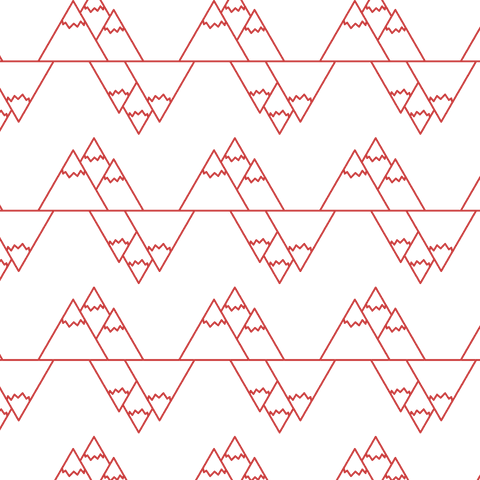red geometric mountain pattern on transparent background - Download Free Stock Videos Pikwizard.com
