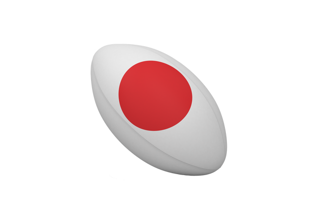 Rugby Ball with Flag of Japan on Transparent Background - Download Free Stock Videos Pikwizard.com