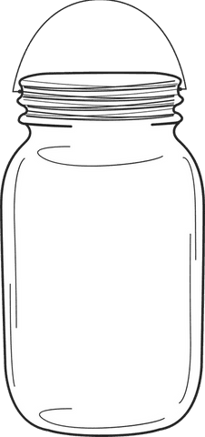 transparent glass jar illustration with wire handle and screw neck - Download Free Stock Videos Pikwizard.com