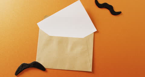 Gifts and Decor: Rustic Envelope with Moustache Props