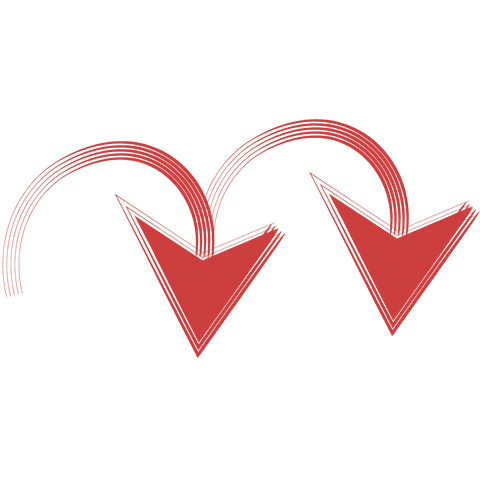Red Curved Arrows Illustration on Transparent Background - Download Free Stock Videos Pikwizard.com