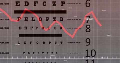 Eye Chart with Digital Data Integration Visualizing Business Trends - Download Free Stock Images Pikwizard.com