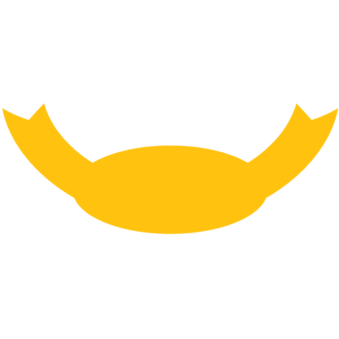 yellow curved banner illustration on transparent background - Download Free Stock Videos Pikwizard.com