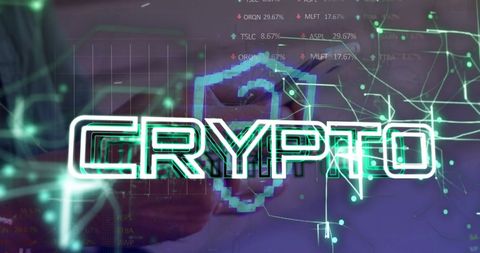 Crypto Trading with Digital Data Processing - Download Free Stock Images Pikwizard.com