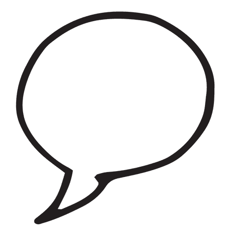 hand-drawn speech bubble on transparent background - Download Free Stock Videos Pikwizard.com